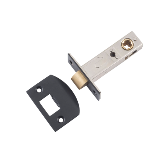 Hard Sprung Split Cam Tube Latch – L60mm - Matt Black