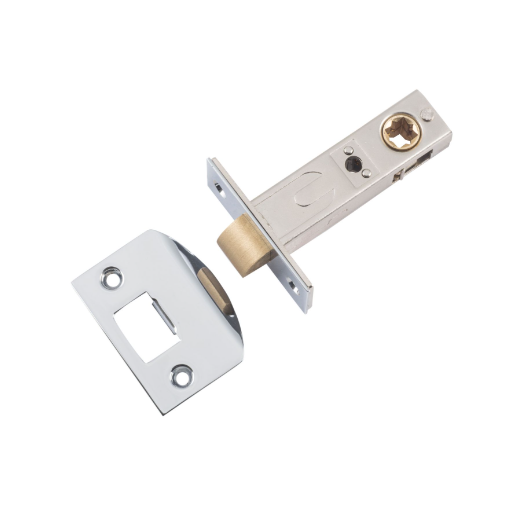 Hard Sprung Split Cam Tube Latch – L60mm - Chrome Plated