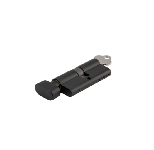Euro Cylinder Key/Thumb 5 Pin - Matt Black