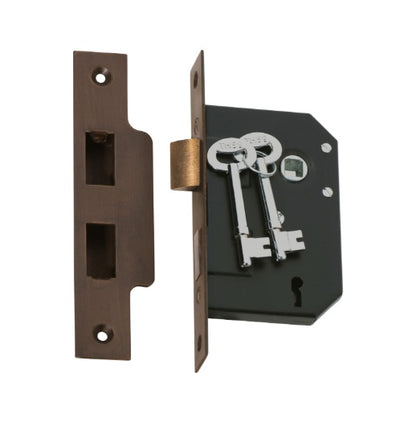 3 Lever Mortice Lock - 44mm & 57mm Backsets