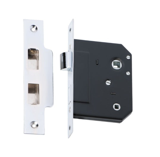 Privacy Mortice Lock – Backset 57mm - Chrome Plated