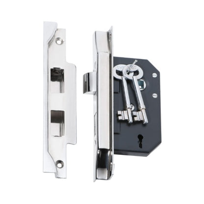 Rebated 3 Lever Mortice Lock - 44mm & 57mm Backset