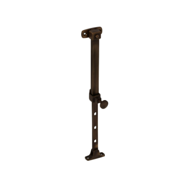 Telescopic Pin Casement Stay – L200-295mm - Antique Brass