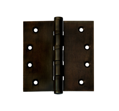 Ball Bearing Hinge – H100xW100mm - Antique Brass