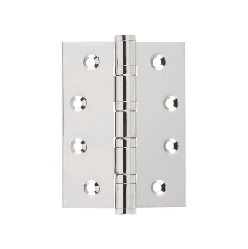 Ball Bearing Hinge – H100xW75mm - Polished Nickel