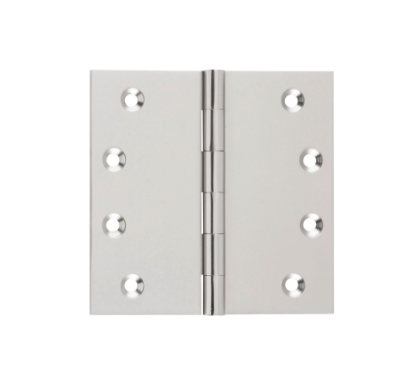 Fixed Pin Hinge – H100xW100mm - Satin Nickel