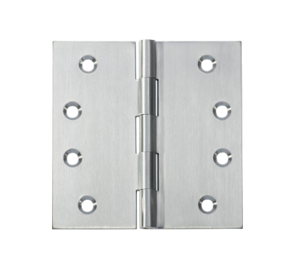 Fixed Pin Hinge – H100xW100mm - Satin Chrome