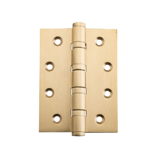 Ball Bearing Hinge – H100xW75mm - Satin Brass