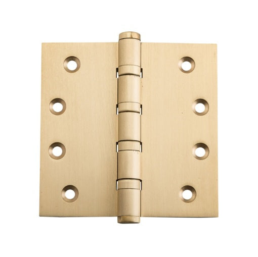 Ball Bearing Hinge – H100xW100mm - Satin Brass