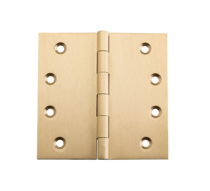 Fixed Pin Hinge – H100xW100mm - Satin Brass
