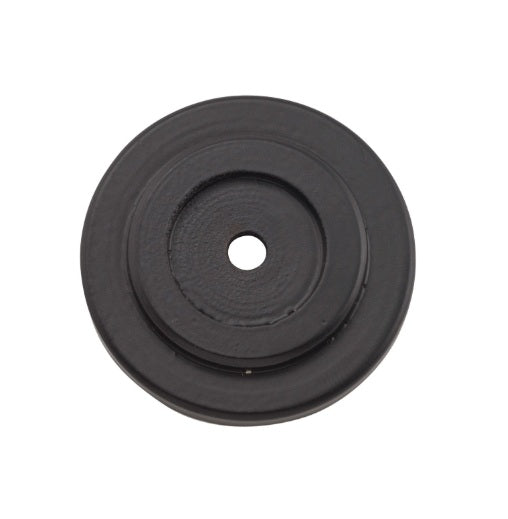 Cupboard Knob Backplate – D38mm - Matt Black - Iron