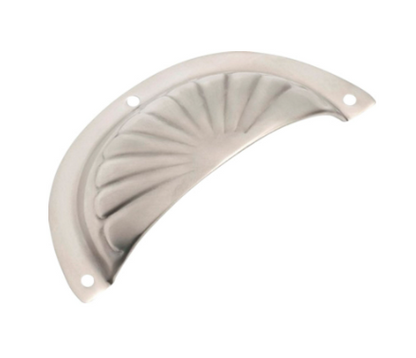 Fluted Drawer Pull - Sheet Brass