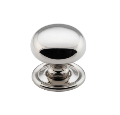 Classic Cupboard Knob – D32xP32mm - Polished Nickel