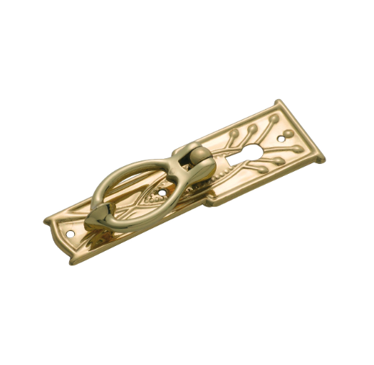 Edwardian Stepped Pedestal Handle - Polished Brass