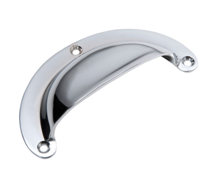 Classic Drawer Pull - Large - Chrome Plated