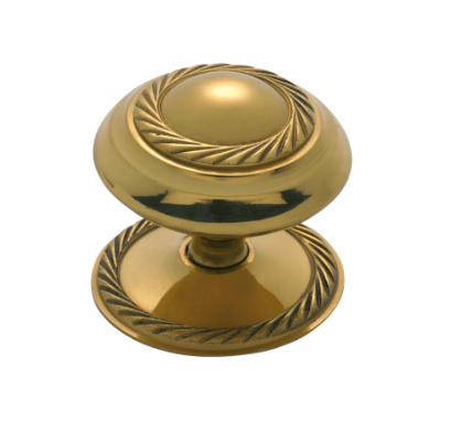 Georgian Cupboard Knob – D50xP38mm - Polished Brass
