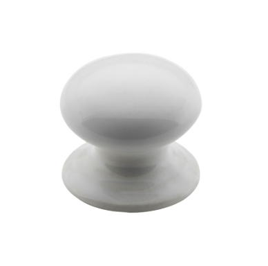 Round Porcelain Cupboard Knob – D32xP23mm