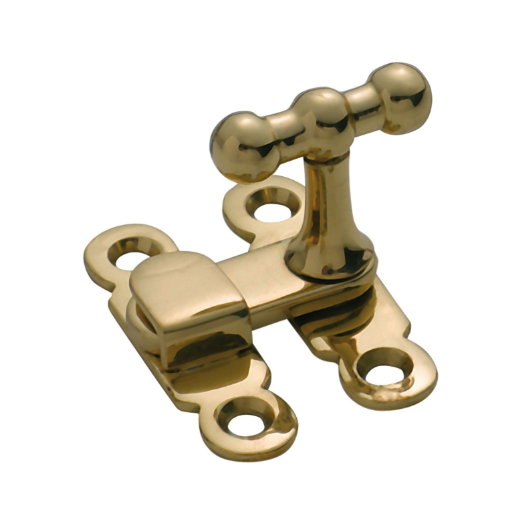 Thumb Turn Catch - Polished Brass