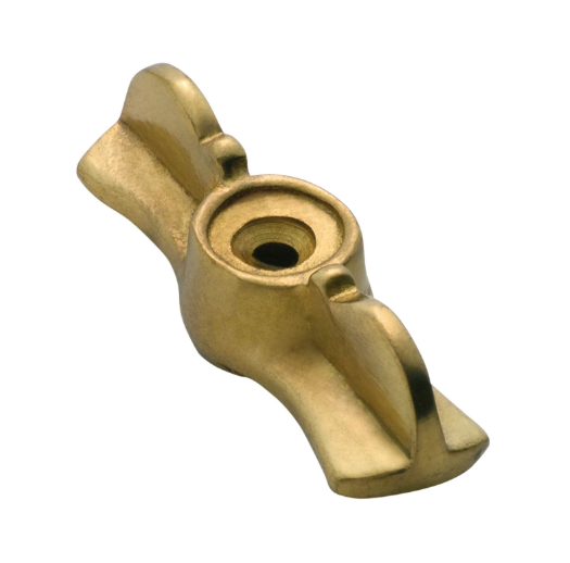 Butterfly Catch - Polished Brass