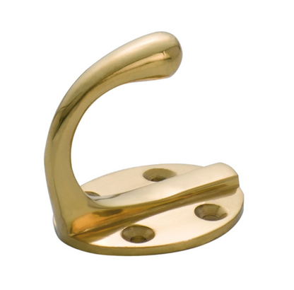 Single Robe Hooks – Oval Backplate
