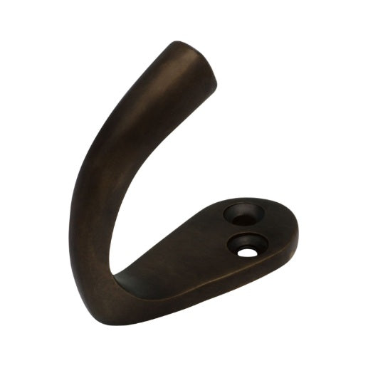 Single Robe Hooks - Antique Brass