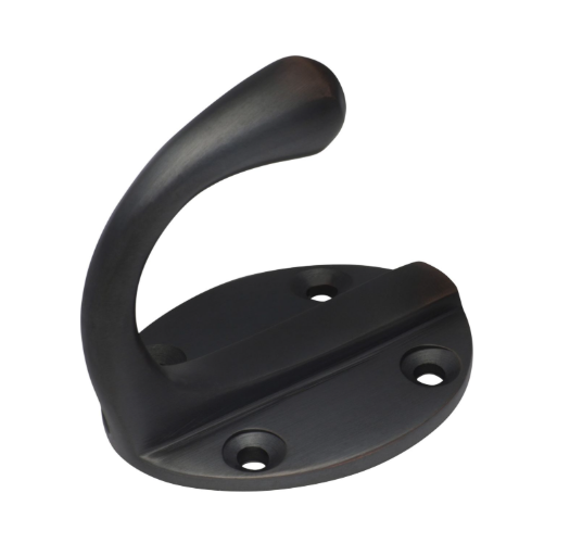 Single Robe Hooks – Oval Backplate