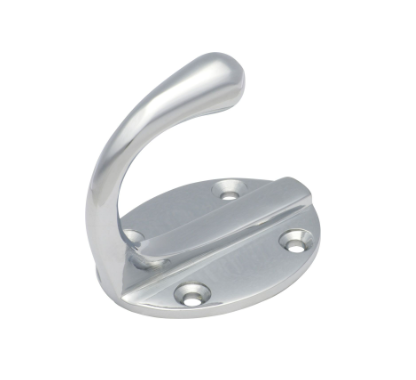 Single Robe Hooks – Oval Backplate