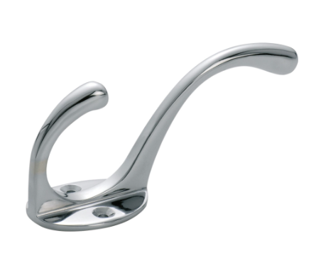 Victorian Hat & Coat Hooks - Chrome Plated