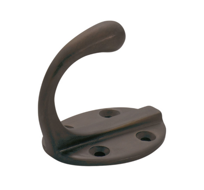 Single Robe Hooks – Oval Backplate