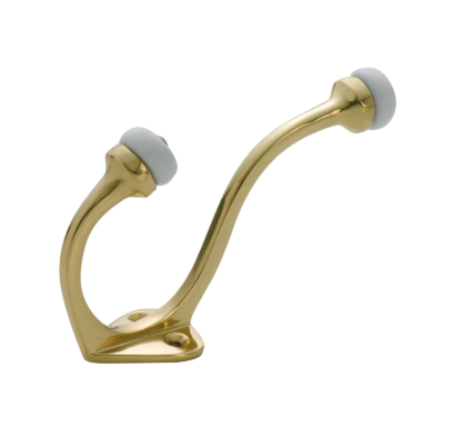 Porcelain Tip Hat & Coat Hooks