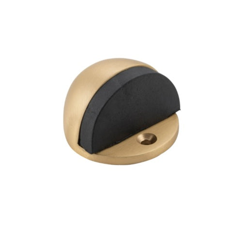 Oval Door Stop - Satin Brass