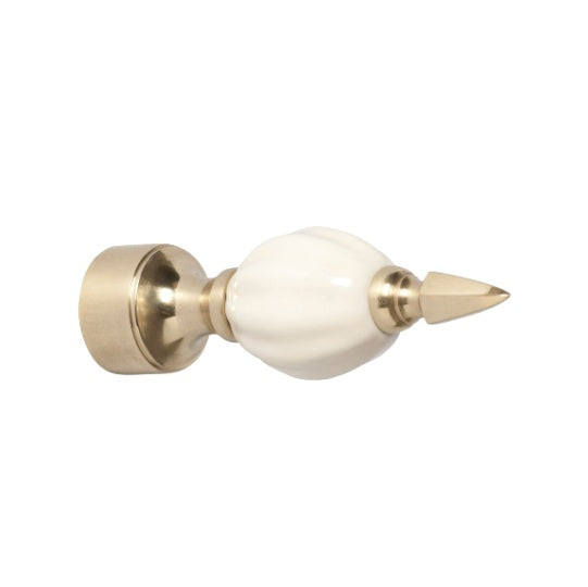 Curtain Finials - Polished Brass