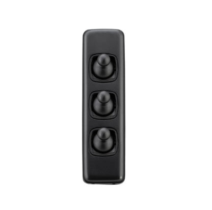 3 Gang Flat Plate Toggle Switches – W30mm