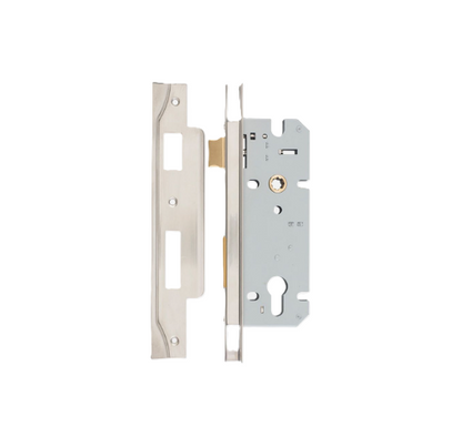Rebated 85mm Euro Mortice Locks - 45mm Backset
