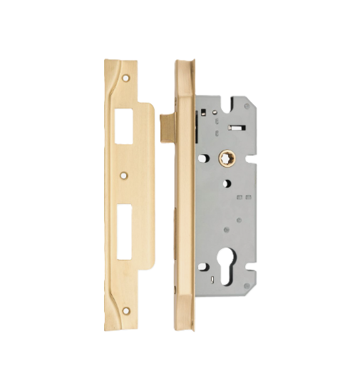 Rebated 85mm Euro Mortice Locks - 45mm Backset