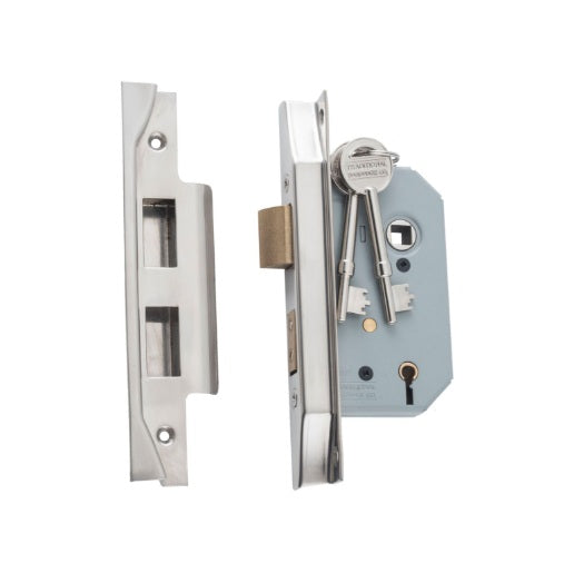 Rebated 5 Lever Mortice Lock – Backset 46mm