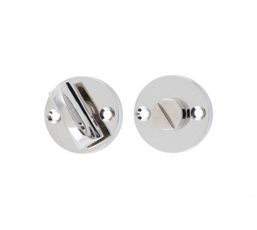 Round Privacy Turn - Polished Nickel