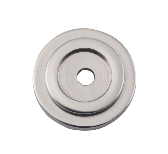 Cupboard Knob Backplate - D38mm - Satin Nickel