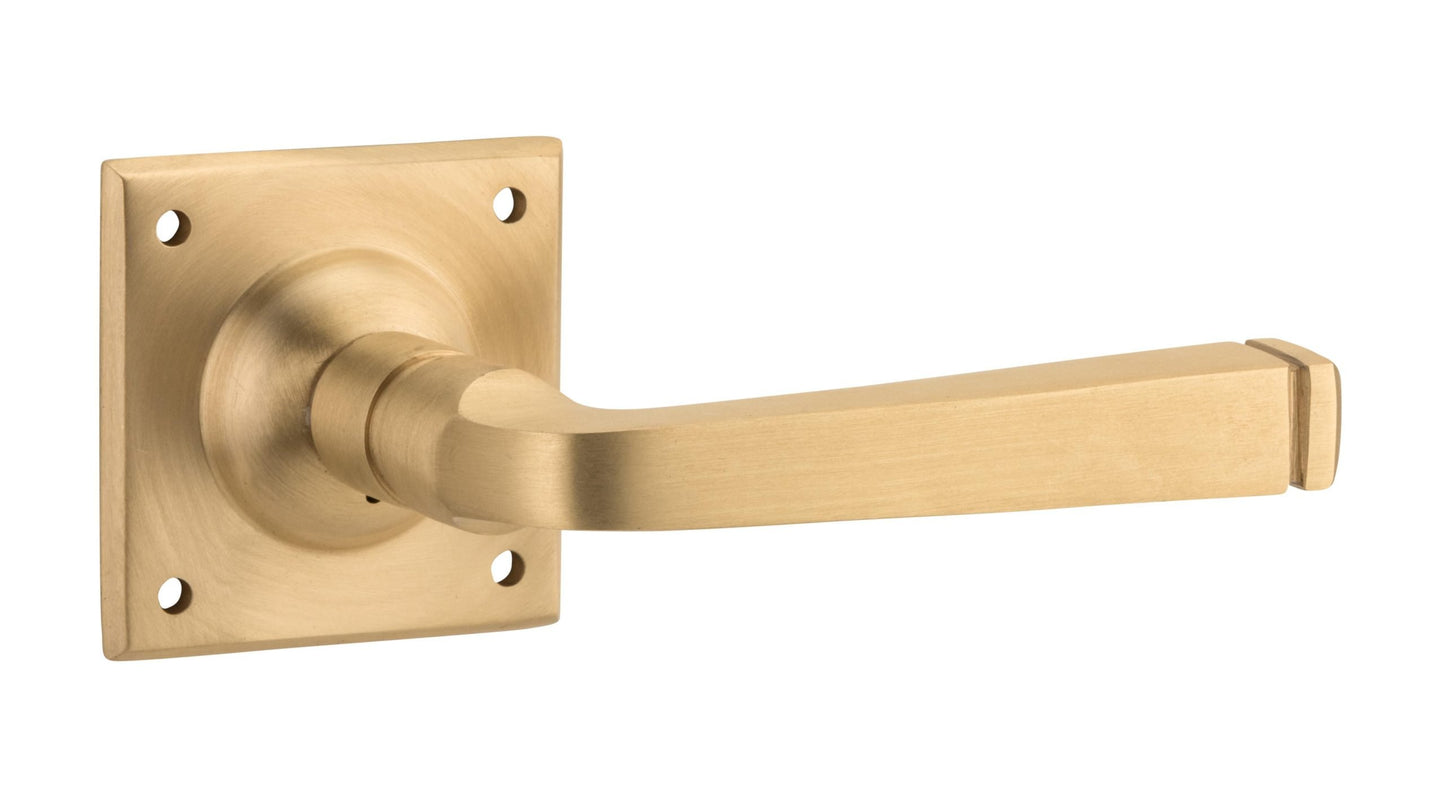 Menton Lever - Square Rose Backplate