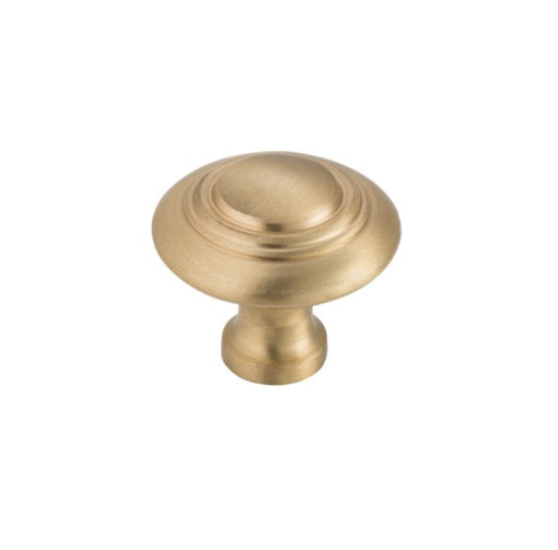 Domed Cupboard Knob – D38xP35mm - Satin Brass
