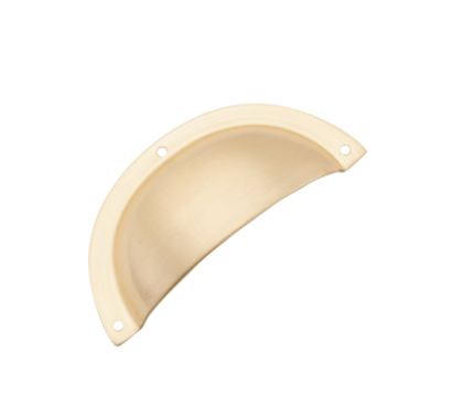 Classic Drawer Pull – Sheet Brass - 97x40mm - Satin Brass