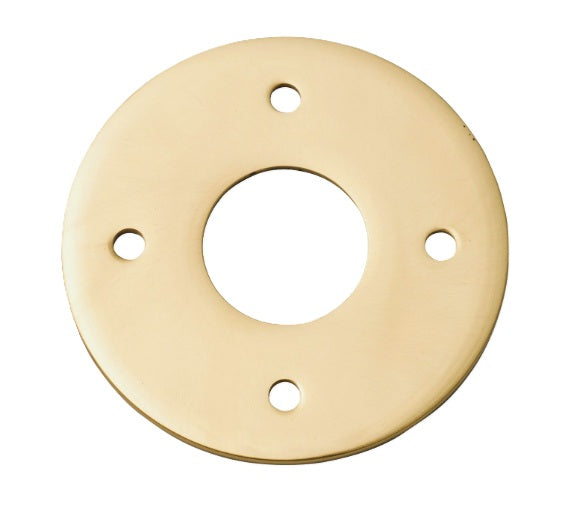 Adaptor Plate - Round - Polished Brass