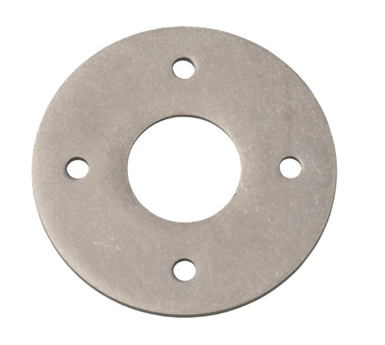 Adaptor Plate - Round - Rumbled Nickel