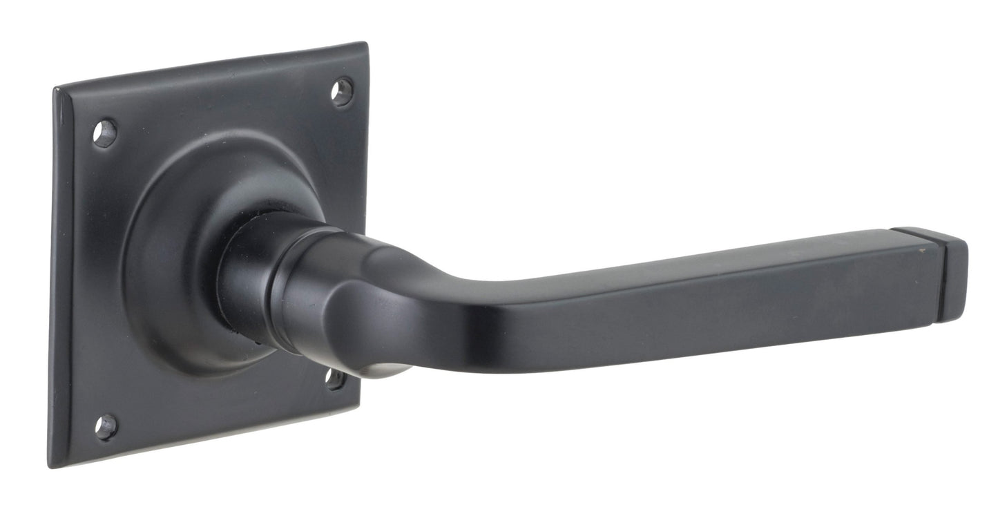 Menton Lever - Square Rose Backplate