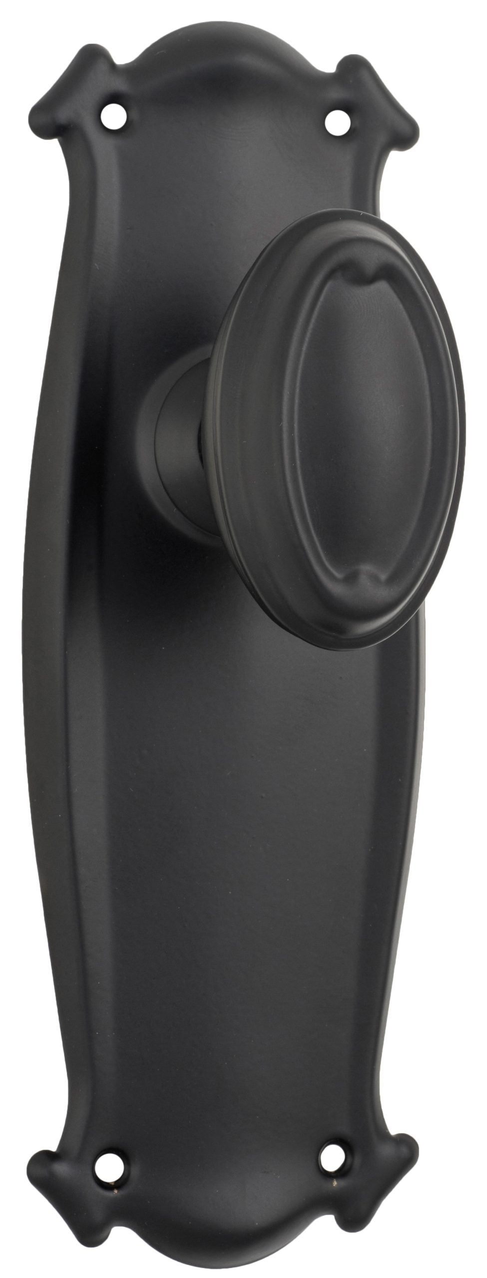 Bungalow Door Knob - Long Backplate
