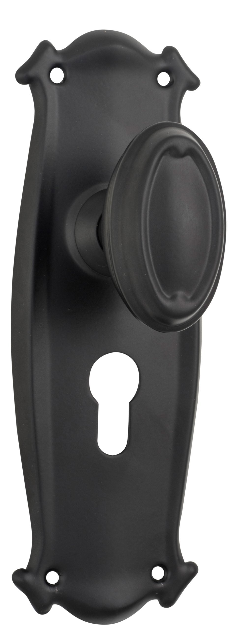 Bungalow Door Knob - Long Backplate