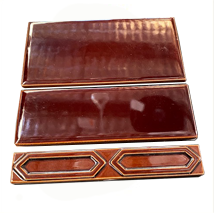 H & E Teapot Brown glazed fireplace tile in Sydney