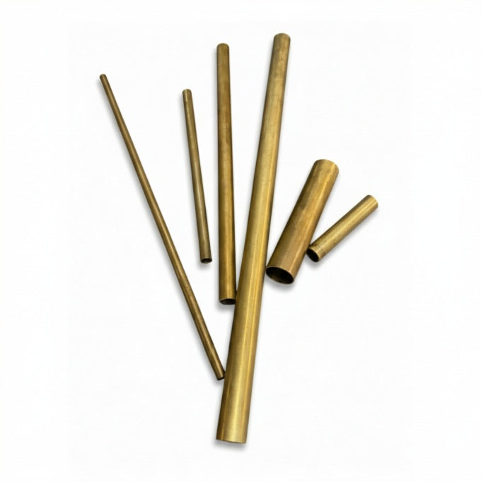Hard Drawn Solid Brass Tube - For Curtains