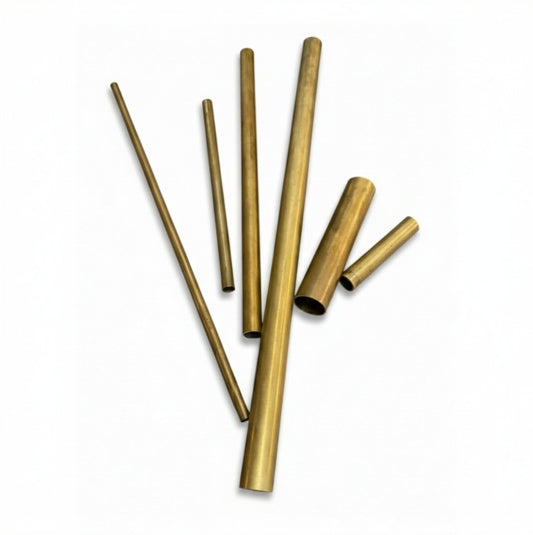 Hard Drawn Solid Brass Tube - For Curtains