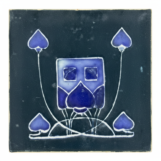 Blue Design on Back Background